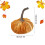 Halloween pumpkin desktop ornament 1 piece 3