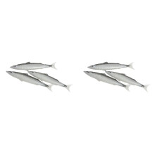 6x Funny Salted Fish Styling Ballpoint Pen Ocean Series Ballpoint Pen Fish Styling Pen