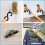 16 Packs Steel E-Track O-Ring Tie-Down Anchors for E-Track Tie-Down System Secure Cargo in Enclosed Flatbed Trailers 8