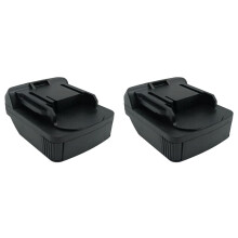 2X Accu-Adapter voor 18V Accuconversie voor 18V BL-Serie Lithiumaccu-Adapter Gereedschapsconverter