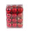 Thanksgiving Ball Ornament Plastic Orange Brown 1 Pack 6