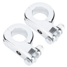 Kit di montaggio poggiapiedi Supporto e sollievo ottimali Facile installazione Leggero Lega di alluminio Resistente alla ruggine Per tubi da 32 mm