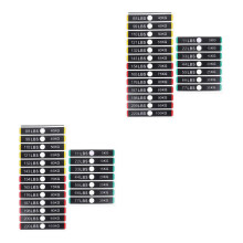 Assortiment Gewichtlabels Voor Training Apparatuur Duurzaam