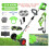 Cordless 21V Foldable Grass Trimmer Strimmer Garden Edger with Dual Battery Pack 1