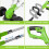 Cordless 21V Foldable Grass Trimmer Strimmer Garden Edger with Dual Battery Pack 4