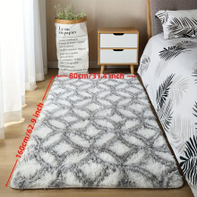 (80*160cm/ 31.4*62.9 Inch) 1pc, Plush and Fluffy Soft Area Mat, for Living Room, Bedroom, Dorm, Play Game Room