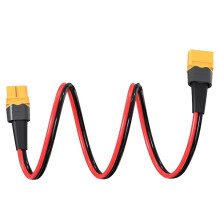 XT60H 12AWG Parallel-Batterieanschlusskabel (Stecker/Buchse) mit Doppelter Verlängerung, 1 M Silikonkabel für RC-Batteriemotoren