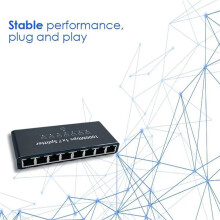 Gigabit Rj45 Splitter Ethernet Extension Adapter 1000Mbps Network Connector for PC Laptop Box Router 1 to 3