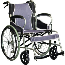 Lightweight steel Wheelchair with brakes AT52301
