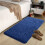 (Camel, 23.62*39.37in/60*100cm) 1pc, Solid Color Rectangular Long Plush Fabric Soft Artificial Carpet, Upgraded Fabric 2