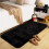 (Camel, 23.62*39.37in/60*100cm) 1pc, Solid Color Rectangular Long Plush Fabric Soft Artificial Carpet, Upgraded Fabric 4