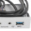 USB 3.0 Front Panel Fast Data Transfer Floppy Bay Drive Front Panel 3.5 Inch HD Sound Interface Easy Setup 5