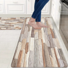(40cmX120cm(15.7inX47.25in)) 1pc gradient stripe pattern large floor mat, suitable for kitchen floor mats, bathroom floor mats, living