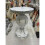 White Silver Mirrored Table 60cm Crushed Diamond 5