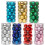 24 pcs Christmas Baubles, Electroplated Plastic, 3 cm Orange 2