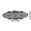 Black Lace Pumpkin Halloween Table Runner 70.8x24.4 in 3