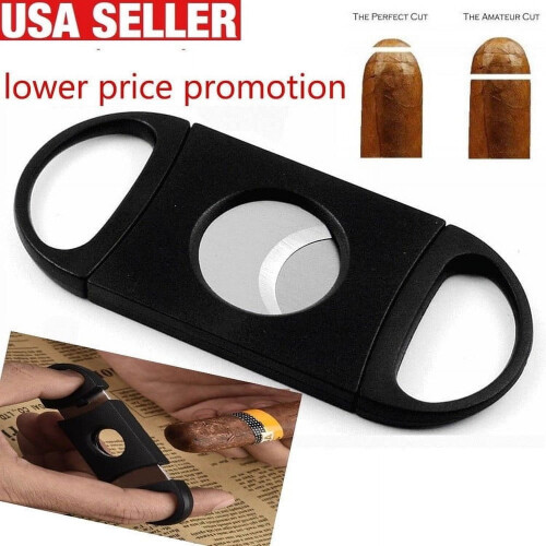 Stainless Steel Double-Blade Cigar Cutter