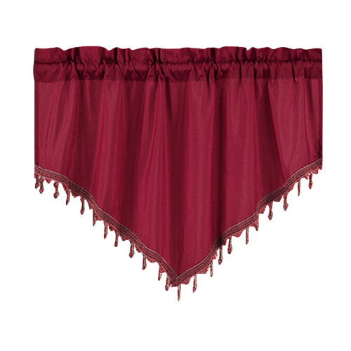 Blackout Short Curtains & Valance Set – Polyester, 2