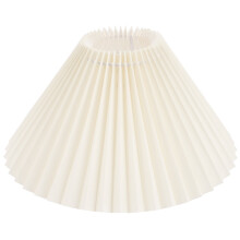 Pleated Fabric Lamp Shade for E27 Fitting, 25x25x16cm