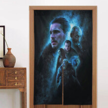 Zatemňovací dveřní závěs, polyesterový dělič místnosti, 34x56 palců