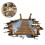 3D Sky & Cloud Wood Bridge Floor Sticker 80x100cm 1