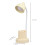 Lampada da comodino Jacenvly a LED con porta USB. 3