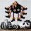 Halloween spider wreath for front door decoration 2