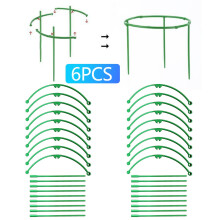 Cage de support en plastique en 6 pièces pour plantes grimpantes