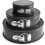3-Piece Round Springform Cake Pan Set 1