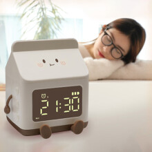 Milk Box Vekkerklokke med Digital Nedtelling – Student &