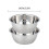 Ensemble de 3 bols mélangeurs en acier inoxydable de 400 ml 3