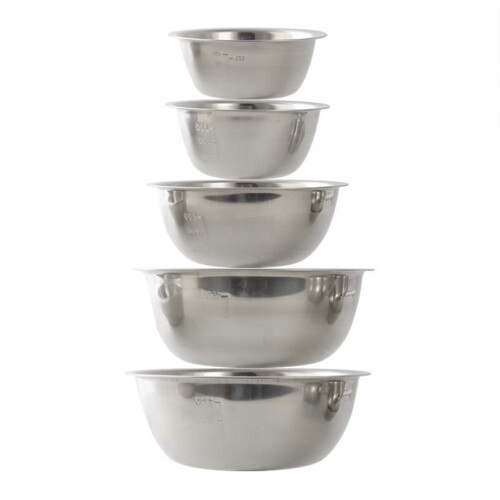 Stainless Steel Light Luxury Basin Set 14cm 400ml 2