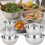 Ensemble de bols mélangeurs en acier inoxydable robustes, 3 pièces 3