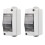 2-weg DIN-rail verdeeldoos, IP65 waterdicht, 2 stuks 1