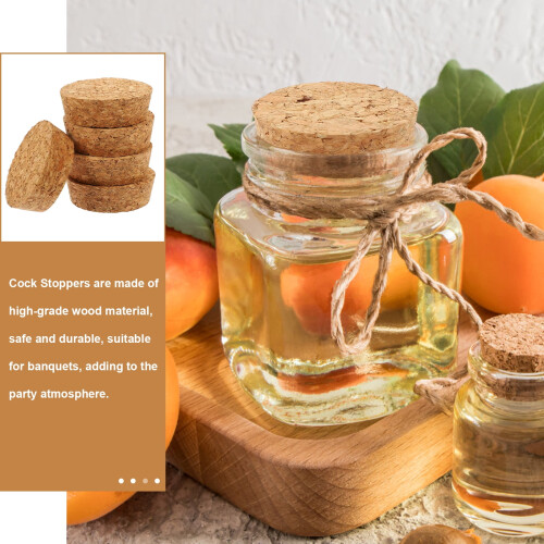 Bouchons en liège naturel réutilisables (20 pièces) 2