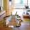 3D Sky & Cloud Wood Bridge Floor Sticker 80x100cm 2