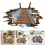 3D Sky & Cloud Wood Bridge Floor Sticker 80x100cm 5
