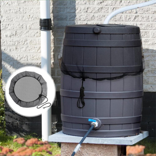 Xchenda plastic rain barrel with insect protection 2