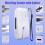 Mini scelleuse de sacs avec coupe-sacs rechargeable 2 en 1 4