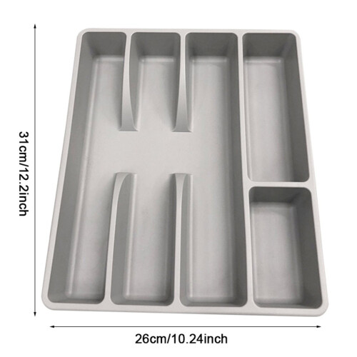 Kitchen Drawer Organizer for Silverware and Utensils 2