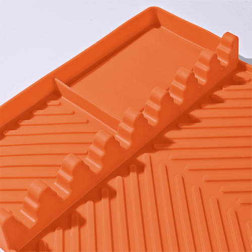 Siliconen grillmat Oranje 30x20cm 2