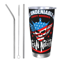 Cody Rhodes stainless steel tumbler 20 oz