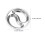 Piatto per condimenti multi-scomparto in acciaio inox 10,5 cm 4