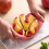 Apple corer slicer blade stainless steel ergonomic handle 2