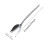 Κουτάλι πιρουνιού Spork από ανοξείδωτο ατσάλι XIUH 2 σε 1 μωβ 2