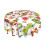 Polyester Round Tablecloth 60 in – Water-Resistant & 2