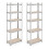 Scaffali robusti con 5 livelli, set da 2 1