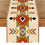 Boho-Tischläufer, orange-blau, 33 x 183 cm 2