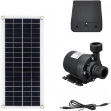Pompe Ă eau solaire 50 W 800 l/h DC12 V compatible avec fontaine de jardin - Faible niveau sonore fg2025031701822