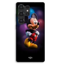 Capa de smartphone - MANIACASE - Samsung Galaxy S25 Ultra - Mickey - balões coloridos - Preto